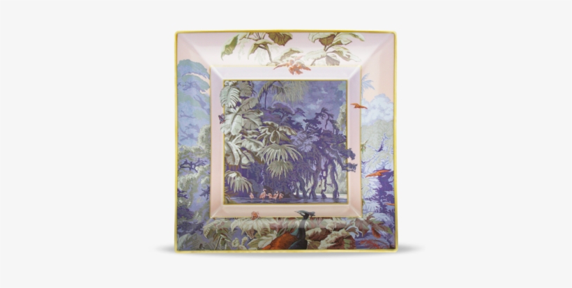 Le Brésil By Zuber Factory Large Ornemantal Dish - Haviland Le Brésil Presentation Plate, transparent png download