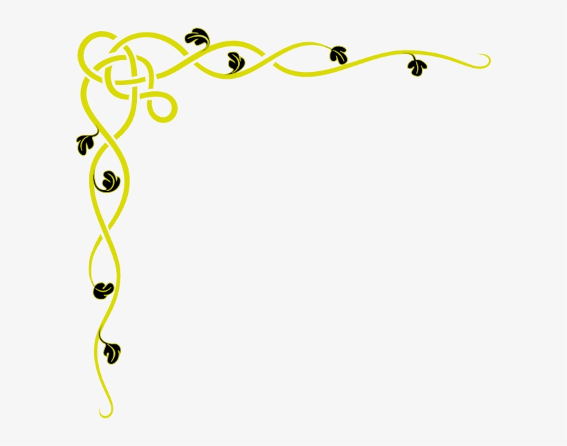 Gold Corner Border Png, transparent png download