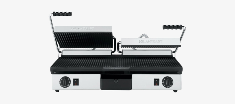 Goldline Double Cast Iron Grill 16050 - Maestrowave Memt16053x Flat Top & Bottom Double, transparent png download