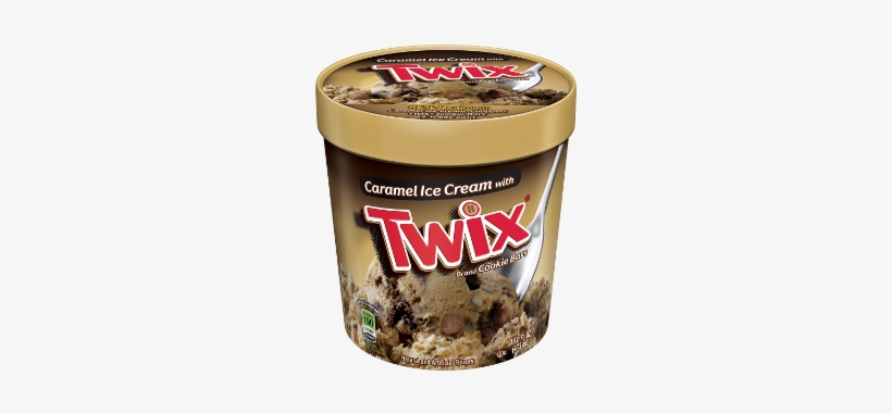 Twix Ice Cream, Caramel With Twix Cookie Bars - 16, transparent png download