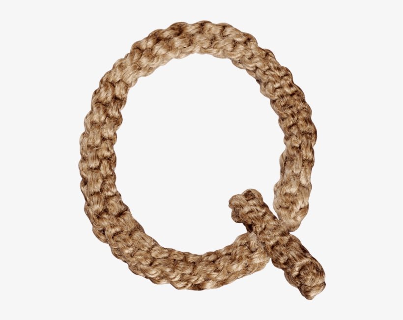 Handcrafted Rope Typeface - Textile, transparent png download