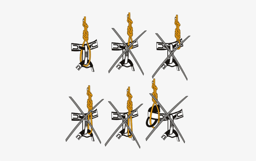 Attaching The Rope To A Sit Harness - Attaching Rope To Harness, transparent png download