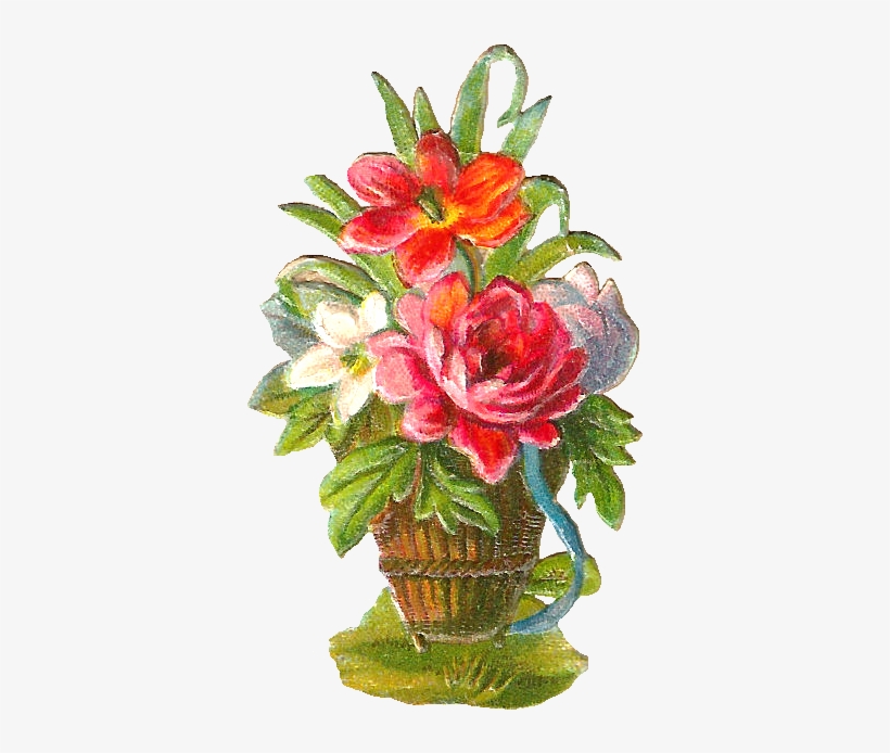 Free Digital Flower Clip Art - Clip Art, transparent png download