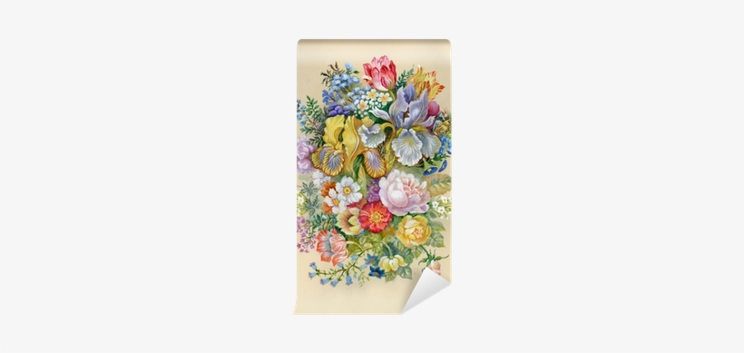 Watercolor Flower Collection - Flower Painting Greeting Card, transparent png download