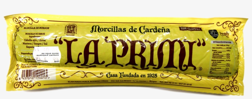 Morcilla De Burgos - Blood Sausage, transparent png download
