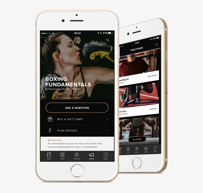 Get Personalized Training Plans Created By Floyd And - Iphone, transparent png download