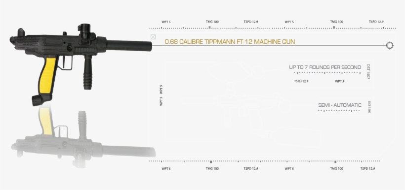 Ft 12 Illustration-01 - Assault Rifle, transparent png download
