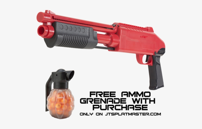 Win A Jtsplatmaster Home Paintball Gun And - Jt Splatmaster Z200 Paintball Shotgun .50 Cal - Red, transparent png download