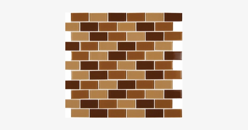 Desert Oasis Brick - Msi Crystallized 1'' X 2'' Glass Mosaic Tile In Brown, transparent png download
