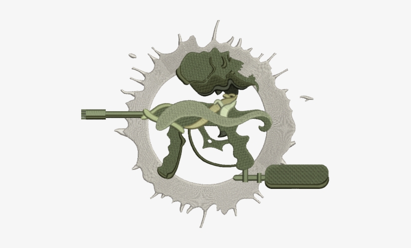 Scary Paintball Gun Large - Illustration, transparent png download