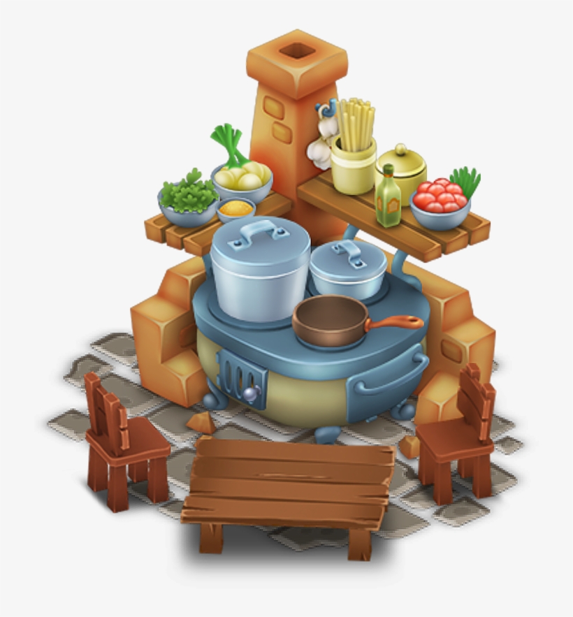 Spaghetti Clipart Kitchen Staff - Hay Day Production Building, transparent png download