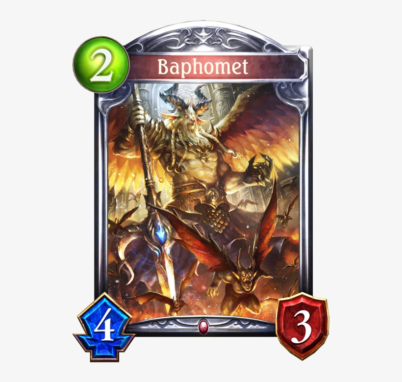 Unevolved Baphomet Evolved Baphomet - Shadowverse Lancer, transparent png download