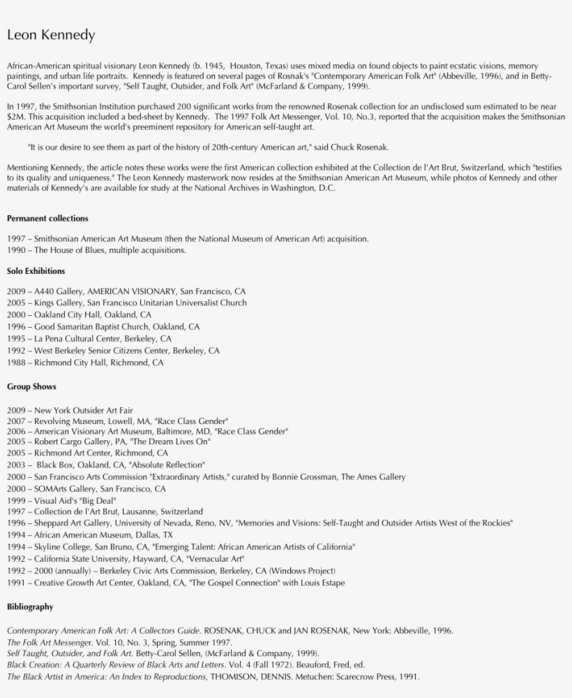 Leon Kennedy African-american Spiritual Visionary Leon - Indirect Approach Letter Example Pdf, transparent png download