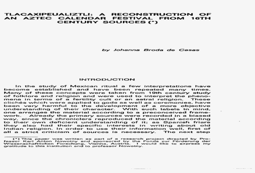 Broda Tlacaxipehualiztli Reconstruction Of An Aztec - Opera Omnia Complete Work, transparent png download