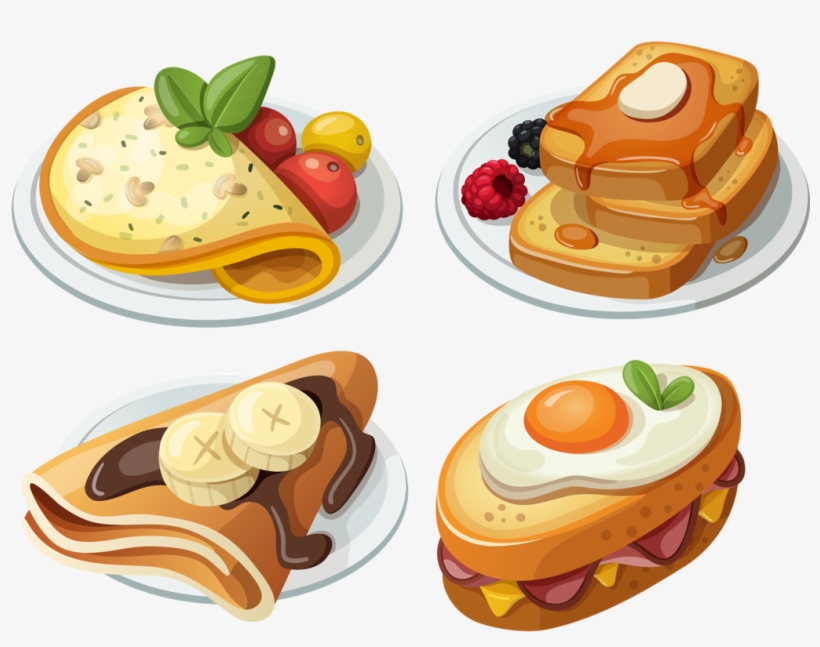 Food Vegetables Fruits And Sweets Vector Png - Different Food, transparent png download