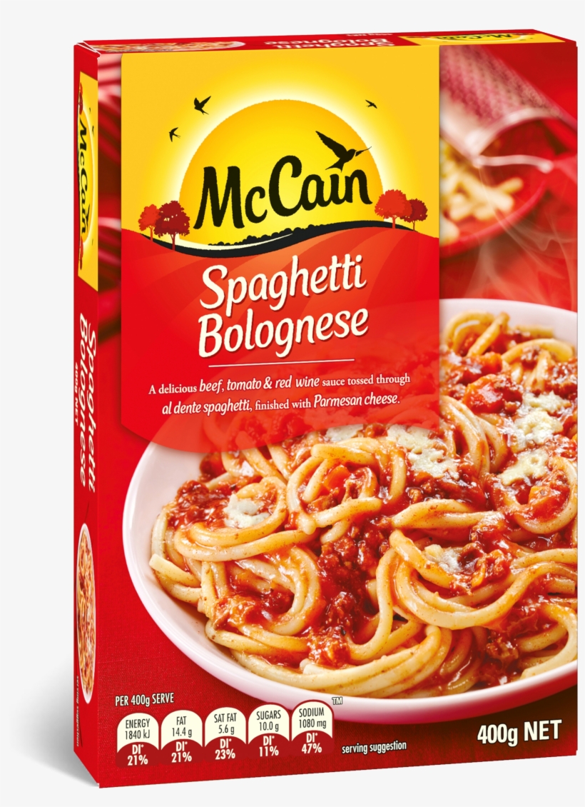 Pasta Transparent Png Clip Art - Mccain Spaghetti Bolognese, transparent png download