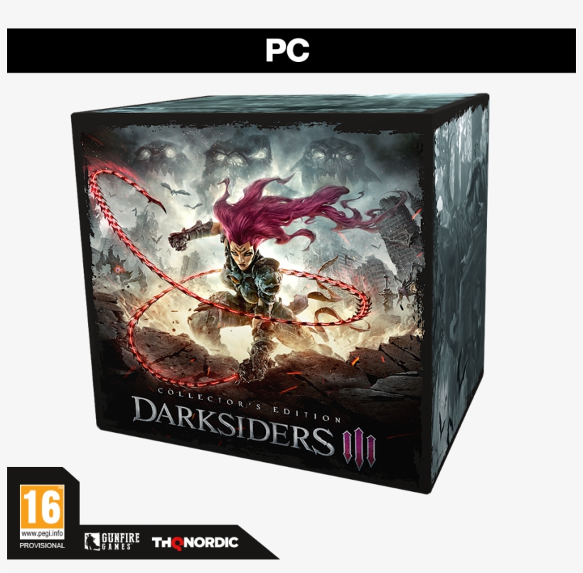 Pc 3d Packshot Pegi 2018 08 29 - Darksiders 3 (xbox One), transparent png download