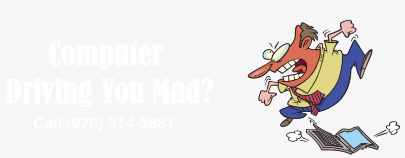Get The Computer Dave Experience - Mad Guy, transparent png download
