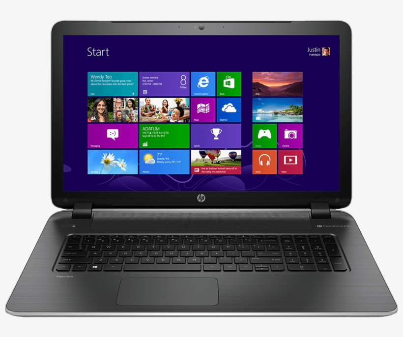 Computers - Hp Pavilion 17.3 Amd A8 6410, transparent png download