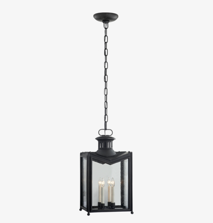 Mills Medium Hanging Lantern In Aged Iron With R - Lantern, transparent png download