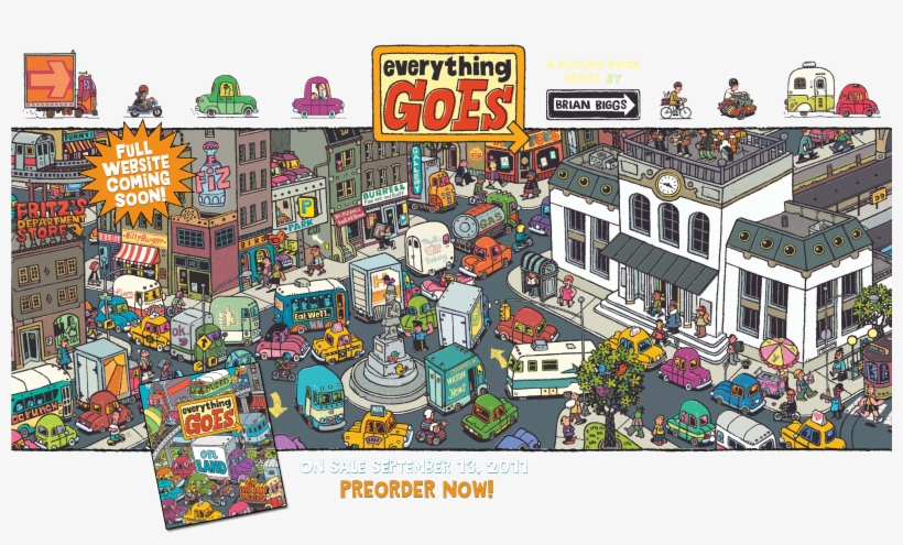 Preorder Everything Goes On Land By Brian Biggs Now - Everything Goes: Henry In A Jam [book], transparent png download