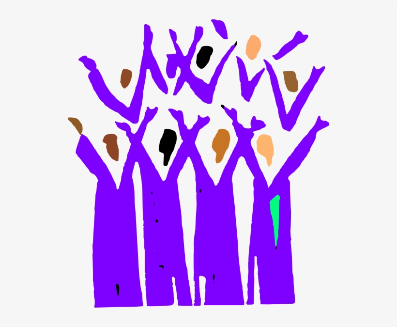 Worship - Gospel Choir Clipart, transparent png download