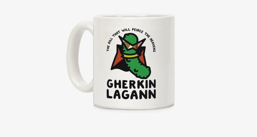 Gherkin Lagann Coffee Mug - Gurren Lagann Shirt, transparent png download