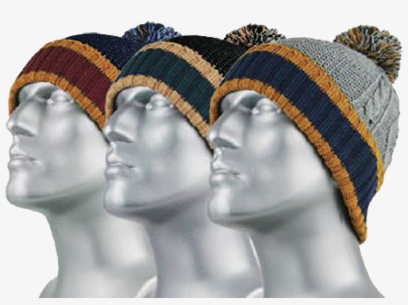 Winter-hats Men's Rugby Cable Knit Cuff Hat, transparent png download