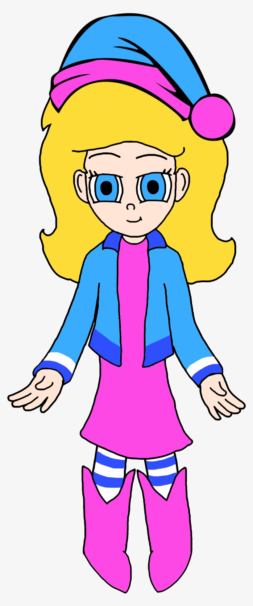Jenny Chupa-chups With Her Winter Hat On - Cartoon, transparent png download
