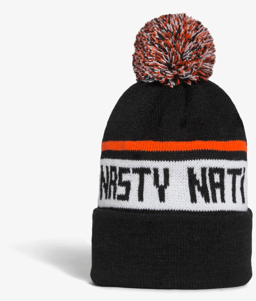 Nasty Nati Winter Hat 05470172956 Black Flat V=1508941367 - Beanie, transparent png download
