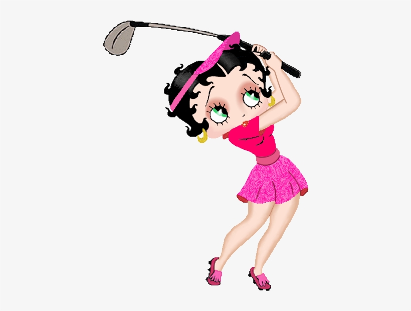 Golfer Photo Bettyboopgolfer - Betty Boop Golf, transparent png download