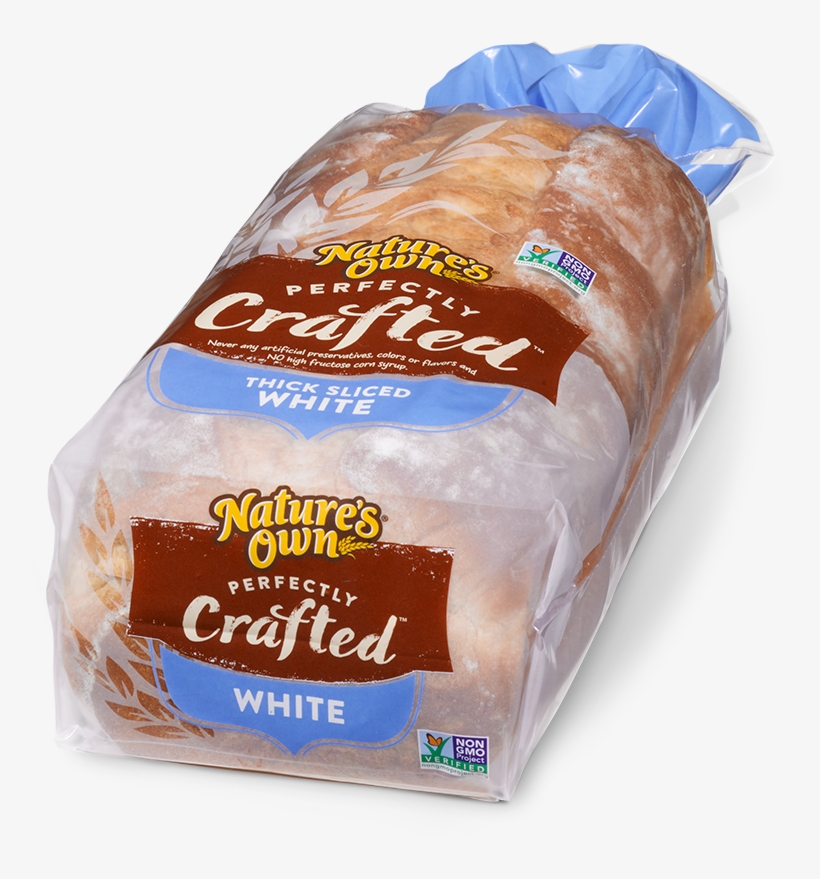 Perfectly Crafted Thick Sliced White - Nature's Own Perfectly Crafted Bread, transparent png download