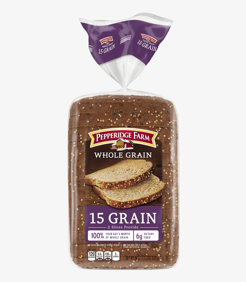 Pepperidge Farm Whole Wheat Bread, transparent png download