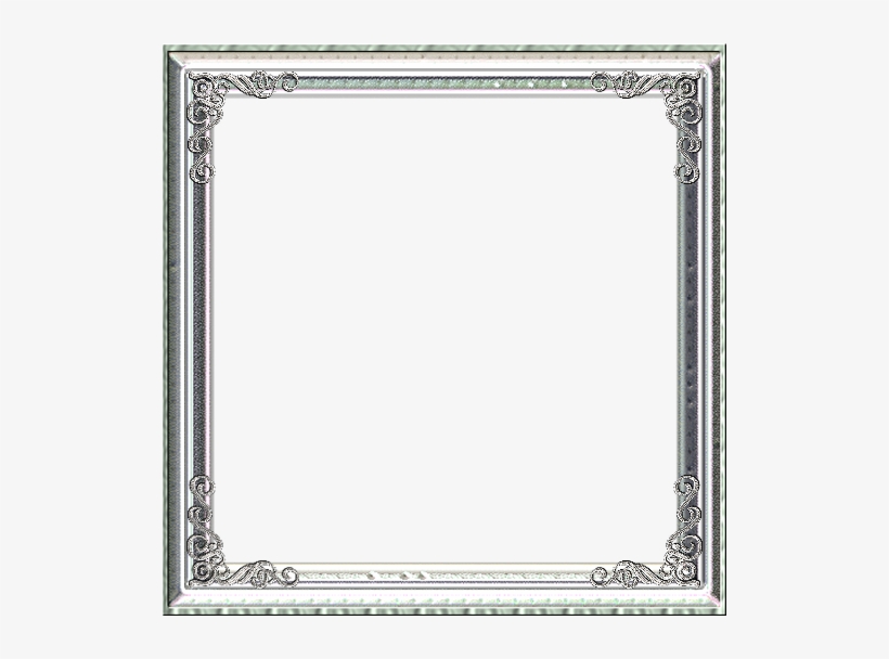 Silver Picture Frame Png Download - Style, transparent png download