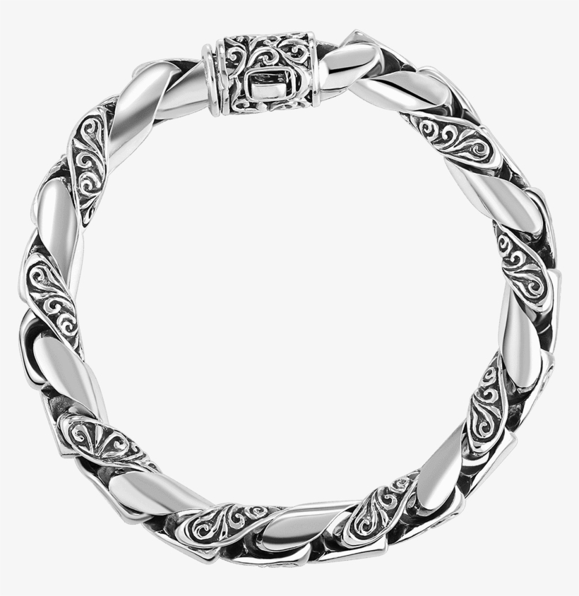 Swirling Wind Limpid Silver Luxury Bracelet - Woman, transparent png download