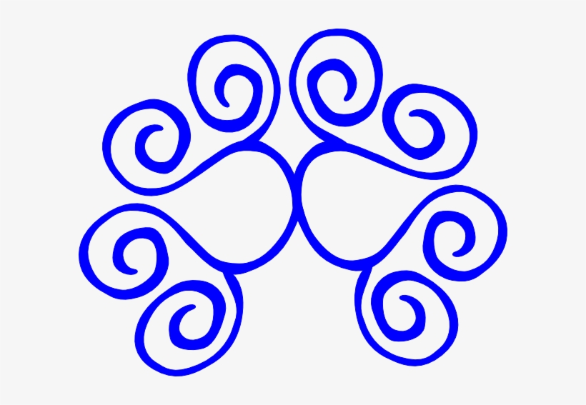 Blue Swirl Png, Svg Clip Art For Web - Clip Art, transparent png download