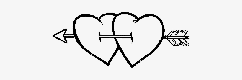 Dibujo De Corazones Enlazados, transparent png download