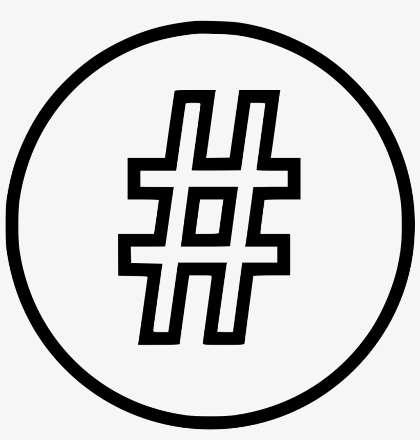 Hashtag Comments - Vetor Hashtag, transparent png download