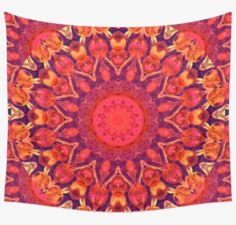 Sunburst Mandala Abstract Star Circle Dance - Sunburst Mandala, Abstract Star Circle Dance Wall Tapestry, transparent png download
