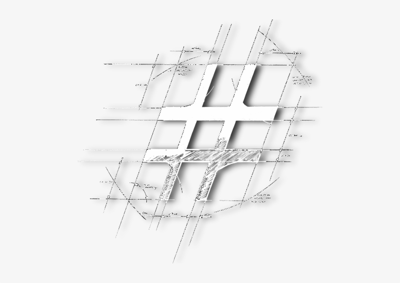 41 140848 Logo Hashtag Territoiredigital Blanc Fond - Diagram, transparent png download
