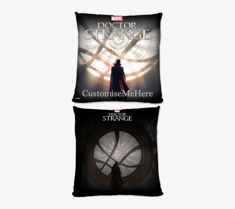 Marvel Doctor Strange Window Logo Cushion - Marvel's Doctor Strange: The Art Of The Movie, transparent png download