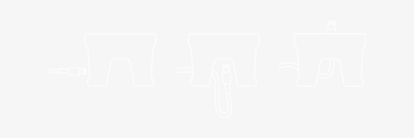 Thread The Charge Cord Through The Side Of The Chargeguardz - Ps4 Logo White Transparent, transparent png download