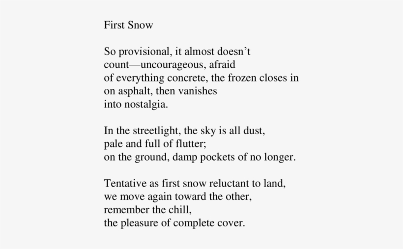 First Snow Png - Document, transparent png download