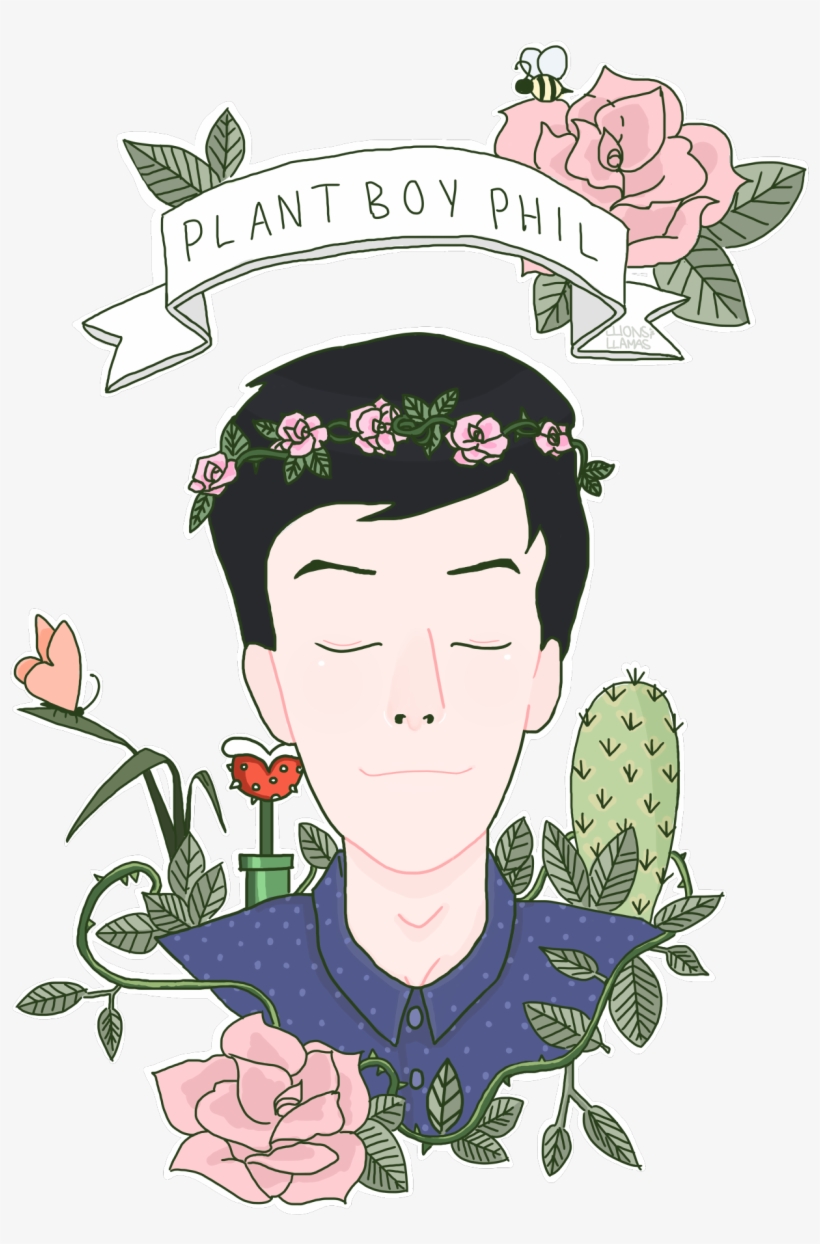 “ Finished Plantboy Phil ” - Phil Lester's Plants Art, transparent png download