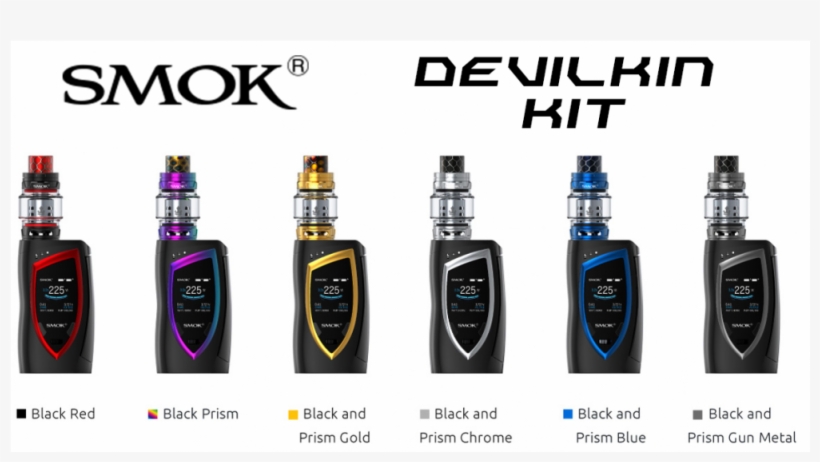 Smok Devilkin 225w & Tfv12 Prince Starter Kit - Smok Devilkin, transparent png download