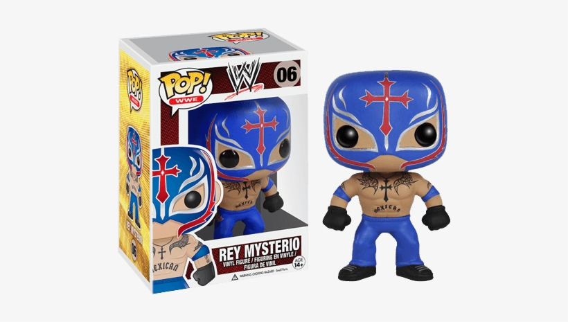 Rey Mysterio Pop Vinyl Figure - Rey Mysterio Funko Pop, transparent png download