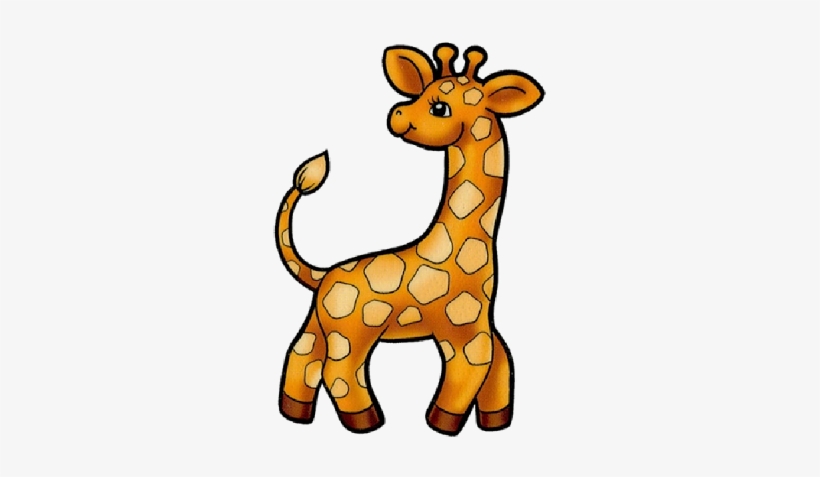Baby Giraffe Giraffe Images - Giraffe Png Cute Clipart, transparent png download