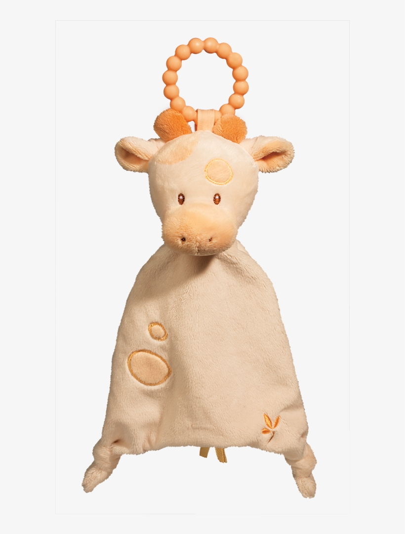 Douglas Baby Giraffe Teether Blankie - Fox Teether - Baby Stuffed Animals By Douglas Cuddle, transparent png download