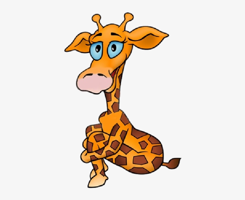 Cartoon Giraffe Clip Art Pictures Photo Background - Cute Cartoon Giraffe, transparent png download