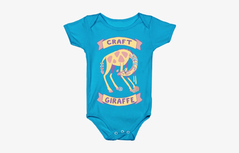 Craft Giraffe Baby Onesy - Star Trek Baby Cloth, transparent png download